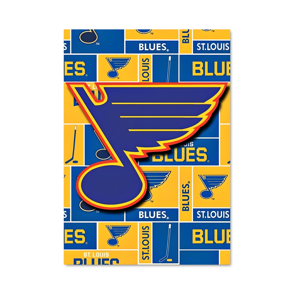 Poster louis blues